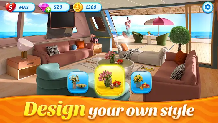 Space Decor : Luxury Yacht screenshot 7