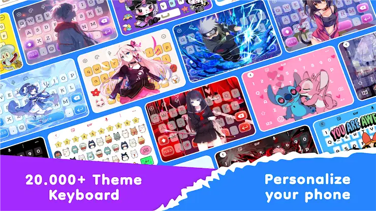 Fonts Keyboard Theme & Sticker screenshot 1