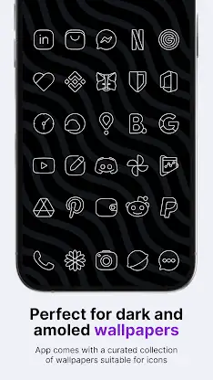 Vera Outline White Icon Pack screenshot 2