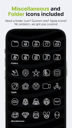 Vera Outline White Icon Pack screenshot 5