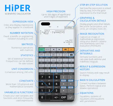 HiPER Scientific Calculator screenshot 1
