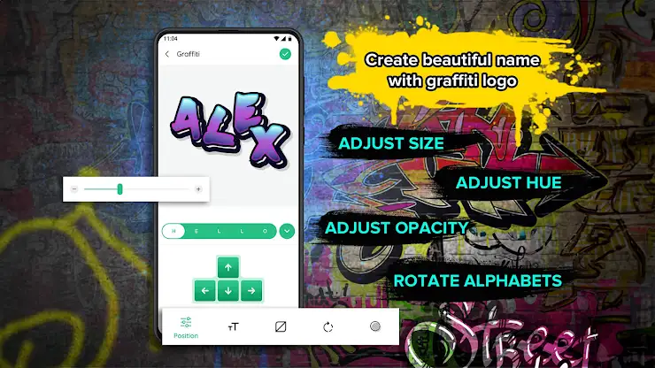 Graffiti Name Logo Maker screenshot 2