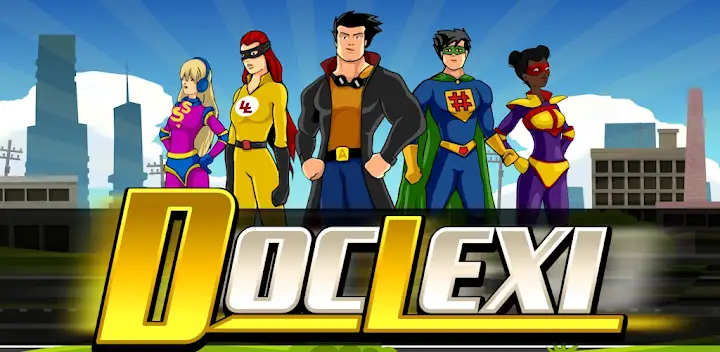 DocLexi: Learn to Read & Spell — Android game banner