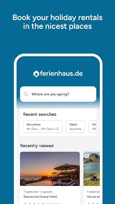 ferienhaus.de: Vacation Homes screenshot 1