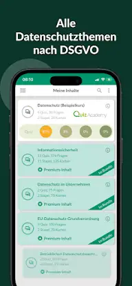 Datenschutz Trainer screenshot 2