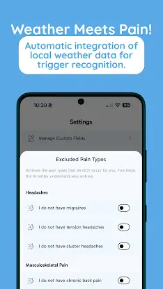 PainLog: Headache & Back Pain screenshot 5