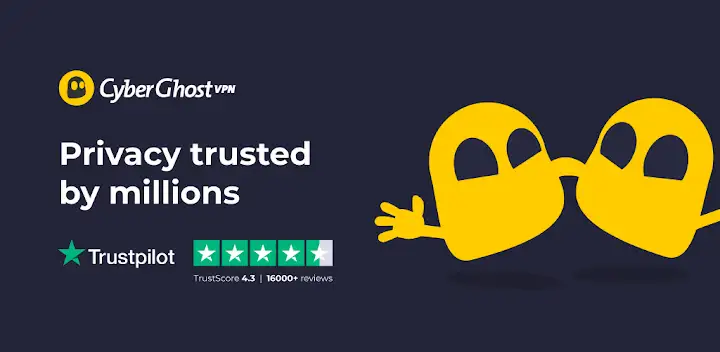 CyberGhost VPN: Secure VPN — Android app banner