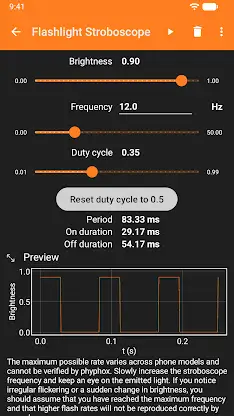 phyphox screenshot 5