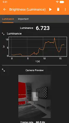 phyphox screenshot 3