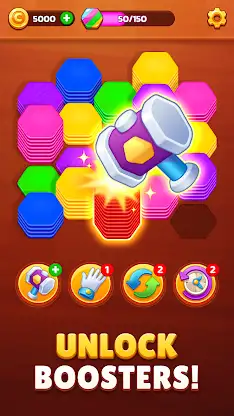 Hexa Stack: Color Sort Puzzle screenshot 3