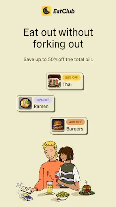 EatClub - Restaurant Deals screenshot 1