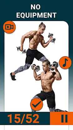 Dumbbell Workout in 30 days screenshot 2