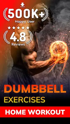 Dumbbell Workout in 30 days screenshot 1