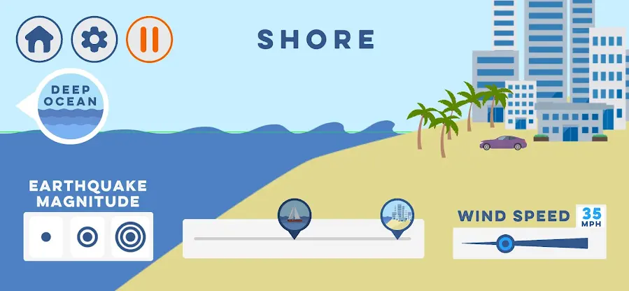 Tsunami Sim screenshot 2
