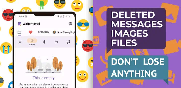 WaRemoved: Message Recover — Android app banner