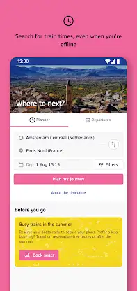 DiscoverEU Travel App screenshot 2