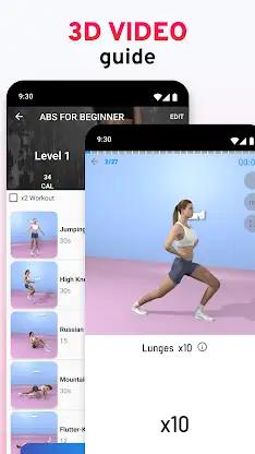 Women Workout - Fit At Home screenshot 4