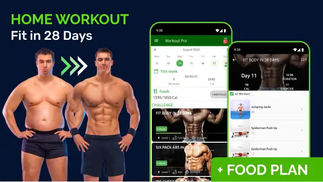 Home Workout - Fit in 28 Days screenshot 1