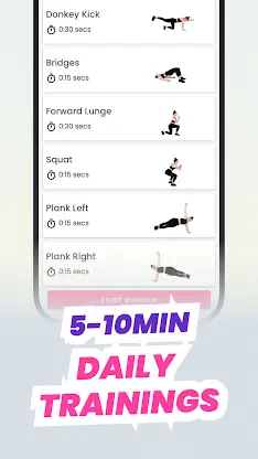 Buttocks & Legs Workout Home screenshot 3