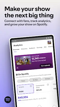 Spotify for Creators screenshot 1