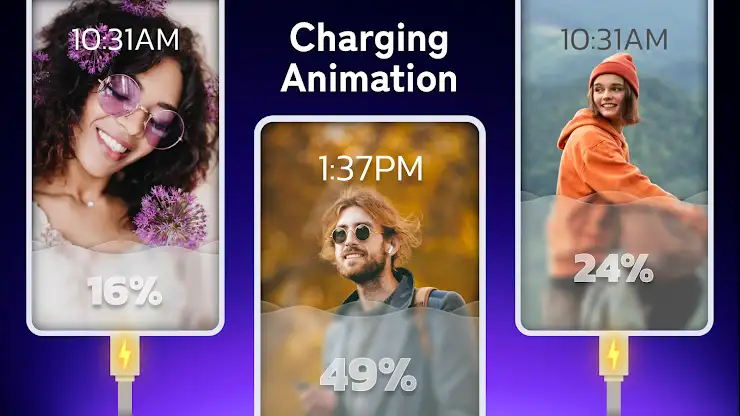 Battery Charging Animation 4K screenshot 1