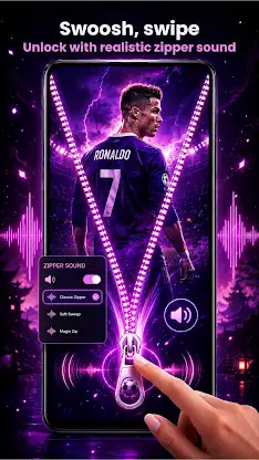 Zipper Lock Screen Customizer screenshot 4