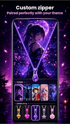 Zipper Lock Screen Customizer screenshot 5