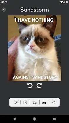 Sandstorm: Meme Maker screenshot 2