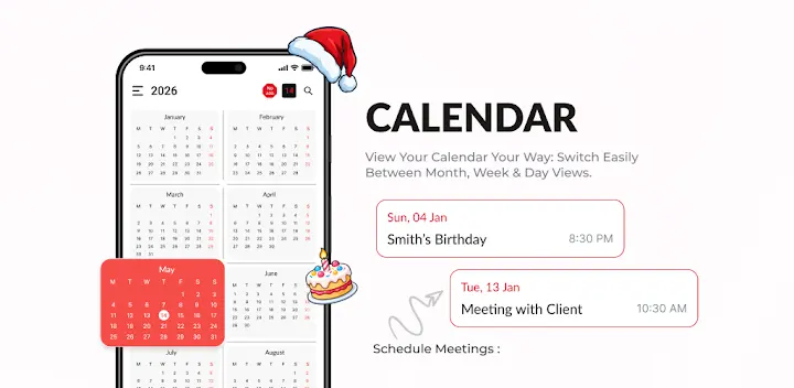 Calendar — Android app banner