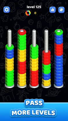 Nuts Bolt Sort - Screw 3D screenshot 6