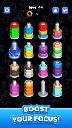Nuts Bolt Sort - Screw 3D screenshot 3