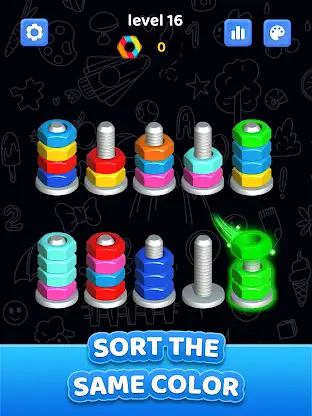 Nuts Bolt Sort - Screw 3D screenshot 8