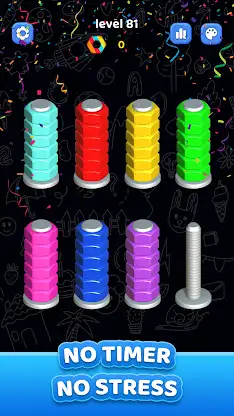 Nuts Bolt Sort - Screw 3D screenshot 5
