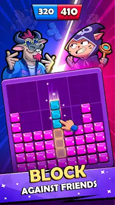 Block Heads: Duel puzzle games screenshot 1