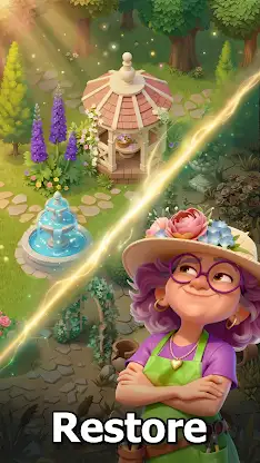 Garden Getaway: Merge & Design screenshot 2
