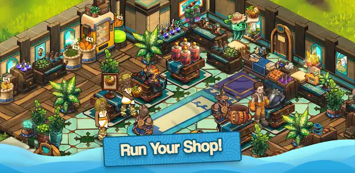 Tiny Shop: Craft & Tycoon — Android game banner