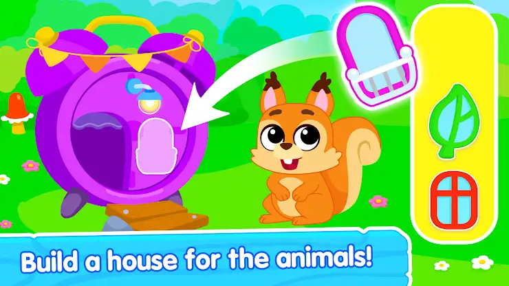 Fun forest animal Kids games! screenshot 1