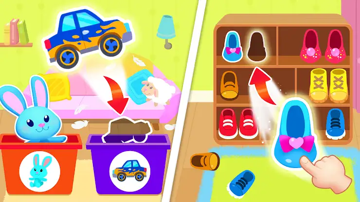 Clean it up Kids chores games! screenshot 2