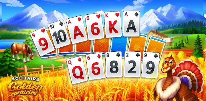 Solitaire Golden Prairies — Android game banner