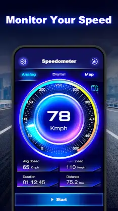 GPS Speedometer and Odometer screenshot 1