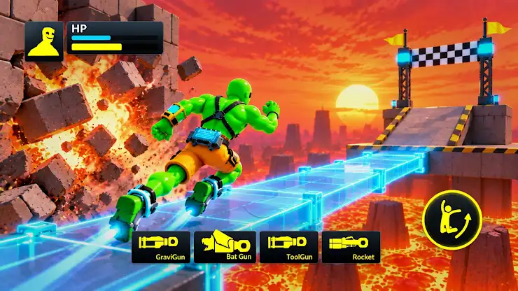 Green Sandbox Ragdoll screenshot 4