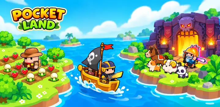 Pocket Land — Android game banner
