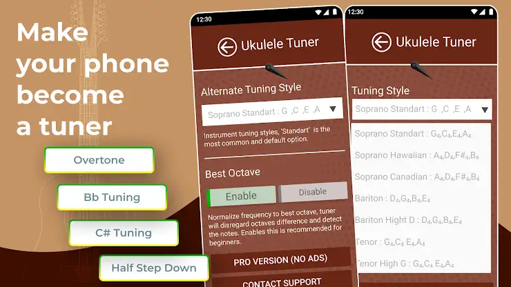 Ukulele Tuner screenshot 2
