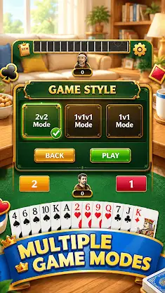 Hokm - Classic Card Game screenshot 2