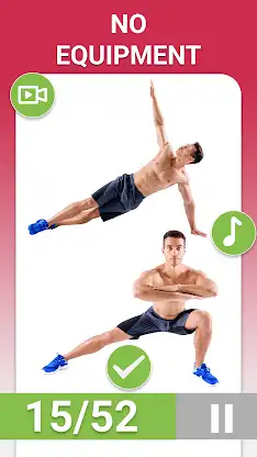 Home Workouts for Men screenshot 3