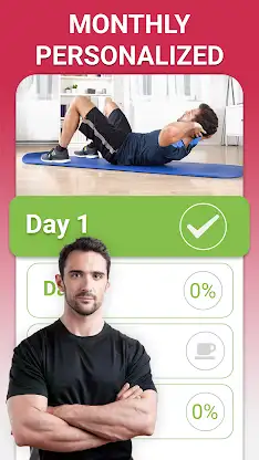Home Workouts for Men screenshot 2