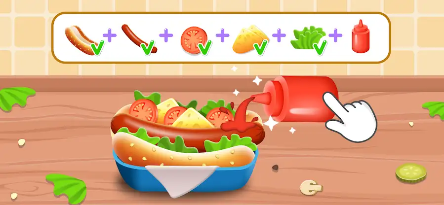 Hot Dog - Baby Cooking Games screenshot 1