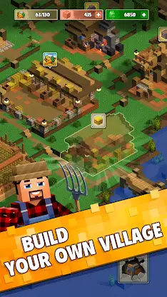 Minetap 3D: Idle-Merge RPG screenshot 3