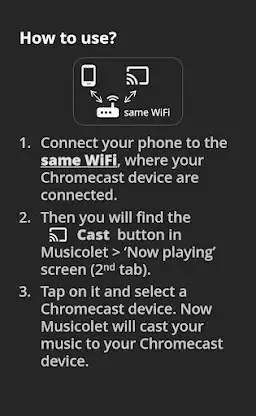 Cast Plug-in for Musicolet screenshot 2