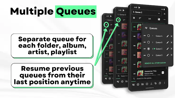 Musicolet Music Player screenshot 2